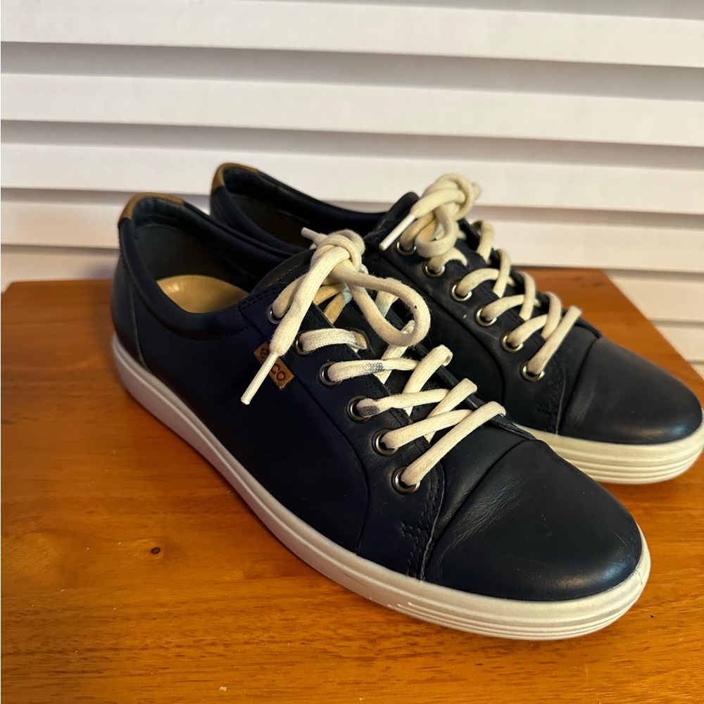 ECCO Soft 7 Sneaker Color:Marine/Marine